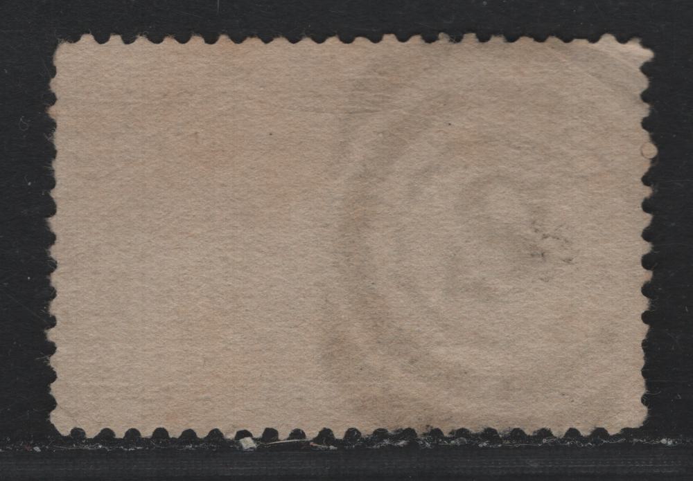 Lot 127 United States SC#231 2c Brown Violet , 1893 Columbian Exposition Issue, A Good Used Singles, Reversed '5' Inside 3 Concentric Rings Cancel, This Would Appear To Be An Unusual Cancel For This Period, Light Corner Crease At UL.