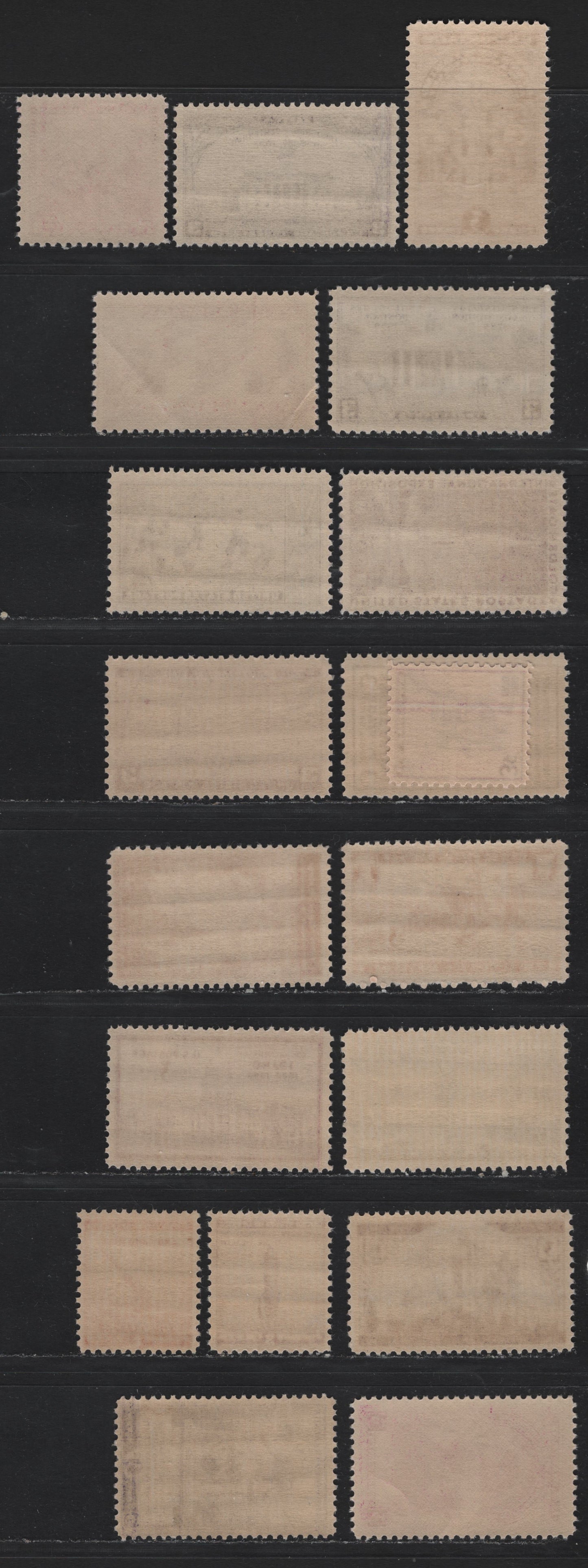 Lot 203 United States SC#835-838, 852, 854-858, 894-898, 900-901 3c Deep Violet - Bright Mauve, 1938-1940 Constitution Ratification - National Defence Issue, 18 F/VFNH/OG Singles, Mostly VFNH Range of Commemorative Singles, Only 854 Was Fine