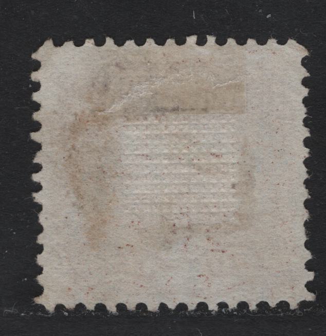 Lot 22 United States SC#113 2c Reddish Brown , 1869 Presidents Issue, A Fine Used Single, Full Grill Impression, Showing The Full 12x11 Points, Perf 11.9.