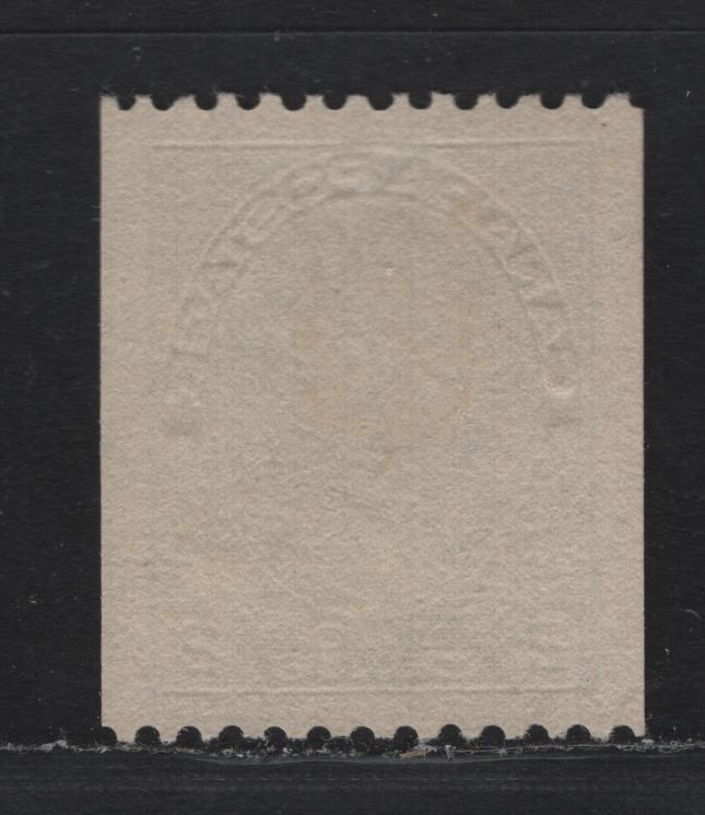 Lot 228 Canada #133 2c Yellow Green, 1915-1924 KGV Admiral Coil Issue, A Very Fine Unused Coil Single, Perf 12 Horizontal, ABN-E Paper, Both Characteristics Common To All Genuine Examples.