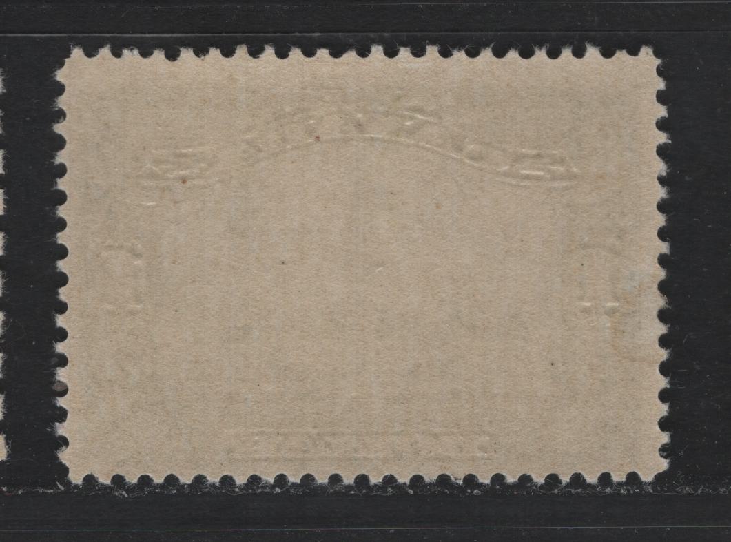 Lot 259 Canada #159 $1 Olive Green , 1928-1929 KGV Scroll Issue, A FOG Single, ABN-IIIII Paper