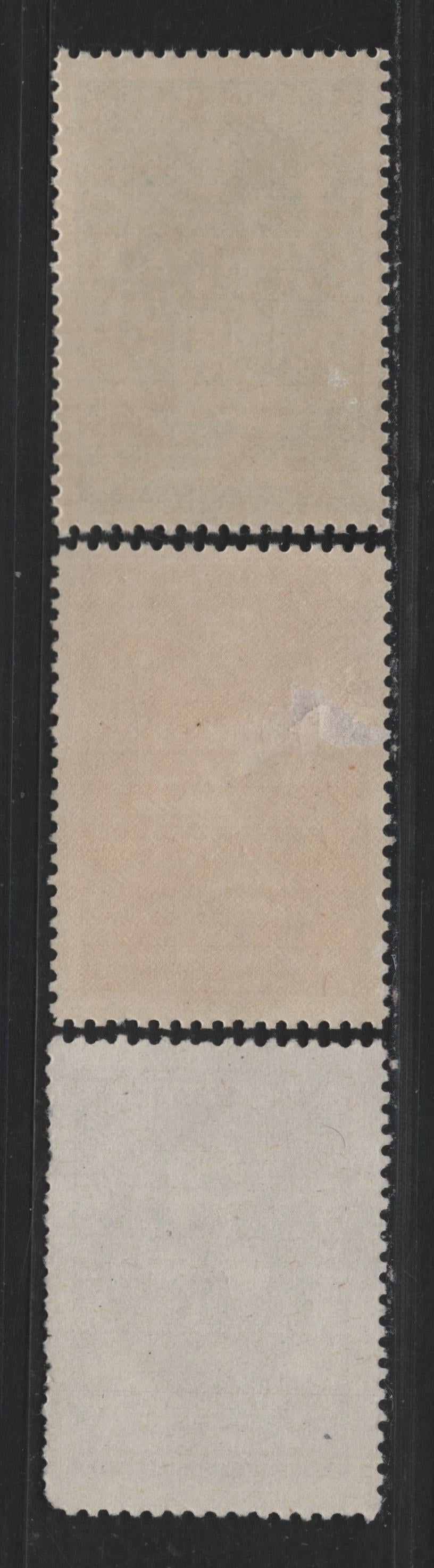 Lot 140 Canada (C) Lafreniere 1942-1945 Saint-Jean Baptiste Society Labels, 3 F/VFOG Singles