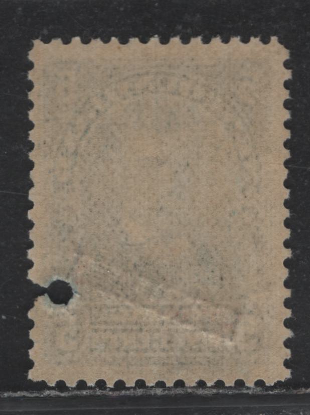 Lot 182 Newfoundland (C) #85s 5c Blue, 1897-1901 Royal Family Issue, A VFNH Single, Specimen Overprint, Security Punch Hole, ABNN-P Paper.