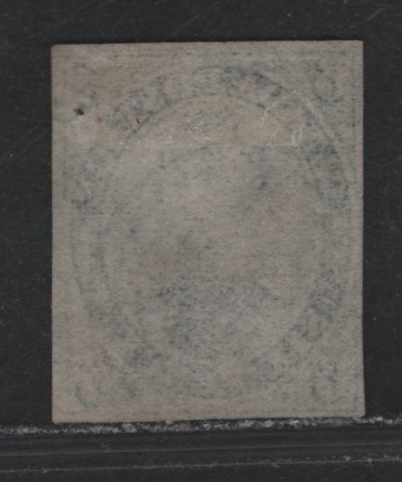Lot 184 Canada (C) #5 6d Slate Gray, 1852-1857 Pence Issue, A Fine Used Single, Wove Paper, Solid Fine Used Example With Margins Clear Of The Outer Frameline On 2 Sides, Clear To Just Touching On The Other Two, Light Target Cancel.