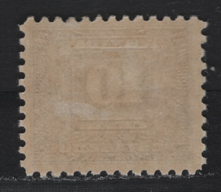 Lot 194 Canada #J10 10c Bluish Violet, 1930-1932 2nd Postage Dues, A FOG Single, BABN-BBB Paper, Perf 10.8