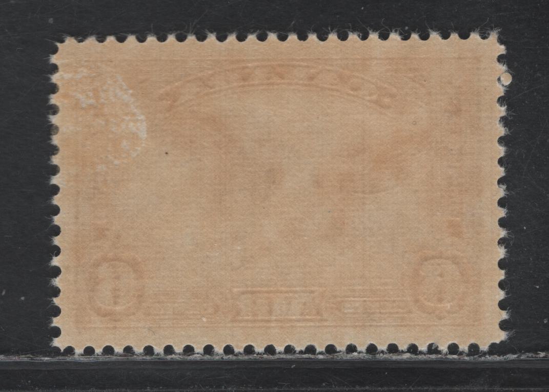 Lot 298 Canada #C5 6c Red Brown, 1935 Airmail Issue, A SUPOG Single, Vertical Wove paper With Yellowish Cream Semi Glossy Gum With Light Horiz. Mesh, Nearly Perfectly Centered