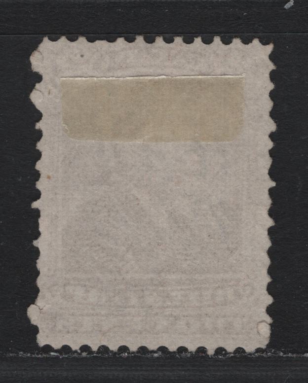 Lot 68 Canada Van Dam#FB38 2c Brown, 1868 Third Bill Issue, A Fine Used Single, Perf 12, Thin Vertical Wove Paper, Unlisted In Van Dam's Table, But Most Values On This Paper Are 5-6x The Price Of A Thick Paper Stamp.