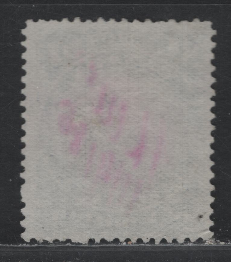 Lot 80 Canada Van Dam#FB52 $1 Blue & Black, 1868 Third Bill Issue, A Fine Used Single, Perf 12, Stout Horizontal Wove Paper
