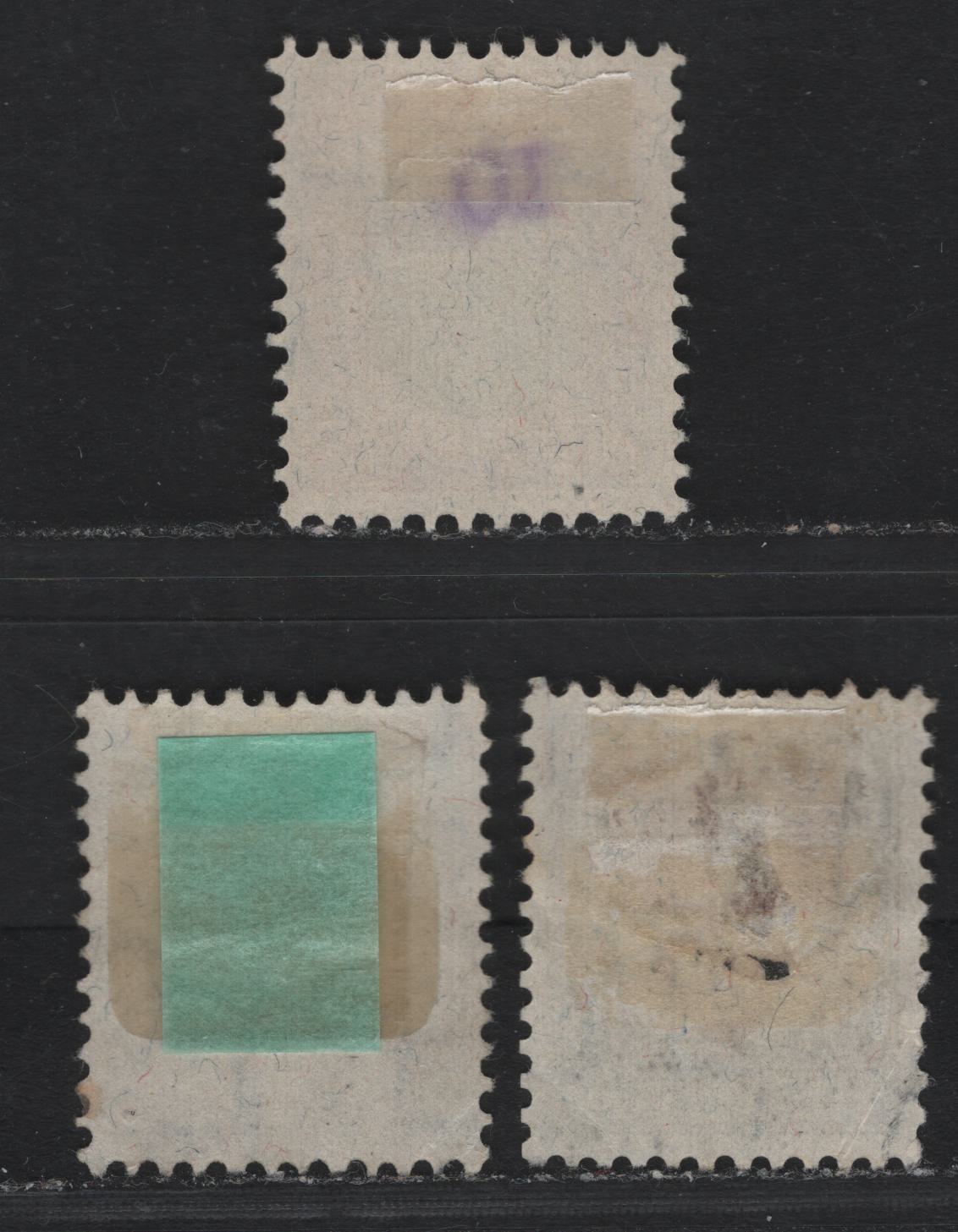 Lot 106 Switzerland Scott#B11, B13-B14 15c Violet, Red, Orange & Black - Purple, Red & Black , 1918-1919 Semi Postal Issues, 3 Very Fine Used Singles