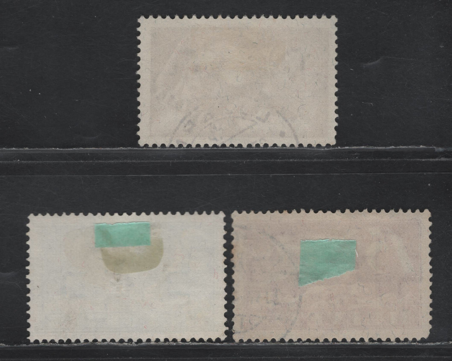 Lot 128 Switzerland Scott#C3-C4, C6 15c - 35c Brown Red & Apple Green - Brown & Buff , 1923-1925 Airmail Issue, 3 Very Fine Used Singles