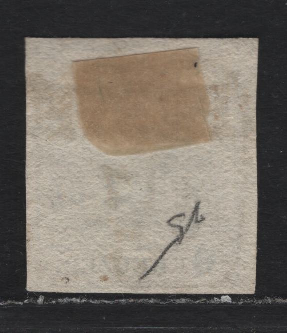 Lot 172 Austria Scott#5g 9kr Blue , 1854 Arms Issue, A Fine Used Single, Handmade Paper, Type III With 4 Close But Clear Margins With May 17 1851,52 or 53, Pestia Cancel.
