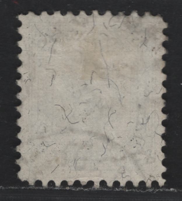 Lot 183 Austria Scott#31 50h Gray Black & Black , 1899 Franz Joseph Sideface Issue, A Very Fine used Single, Scarce Perf Line 10.6