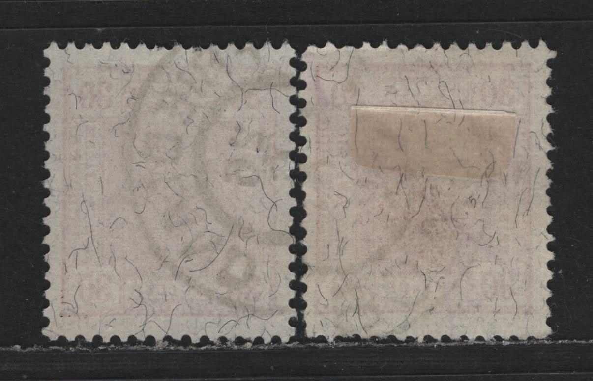 Lot 203 Austria Scott#96 30h Red Violet , 1905-1907 Franz Josepf Second Issue, 2 Very Fine used Singles, Perf 13x12.5, Partial Friedland & Bozen, Southern Tyrol CDS Cancels