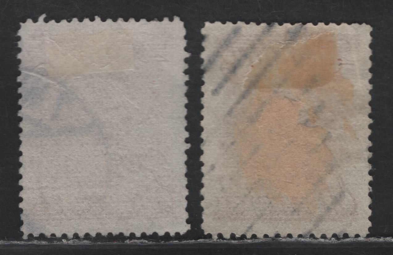 Lot 266 Austria Scott#324 2s Brown Rose , 1925-1932 First Shilling Issue, 2 Fine/Very Fine Used Singles, Perf 12.75, Vertical Wove Paper, 2 Shades, Small Wrinkle On Deeper Shade.