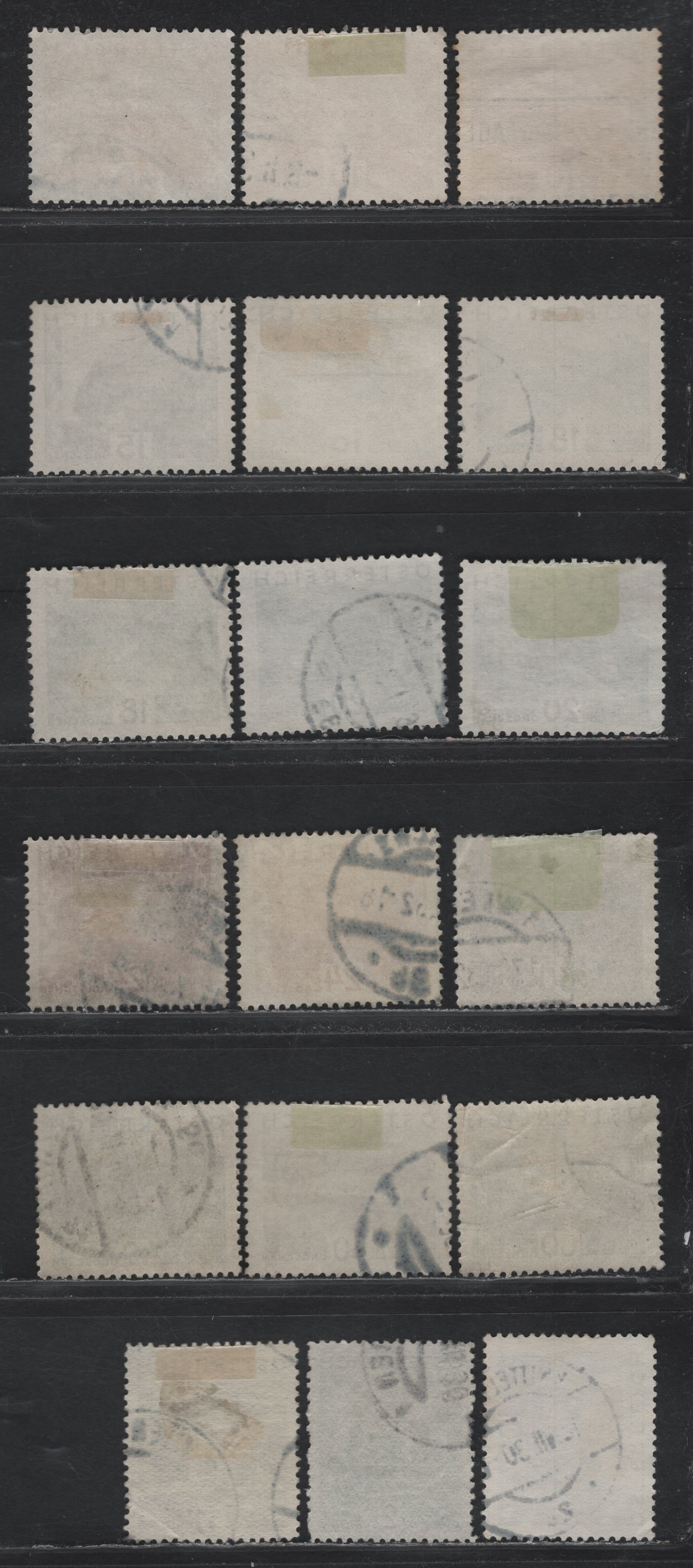 Lot 268 Austria Scott#326-339 10g + 2s Brown Orange - Blue Green , 1929-1930 Large Format Pictorial Issue, 18 Very Fine Used Singles, Several Shade Variations On Most Values
