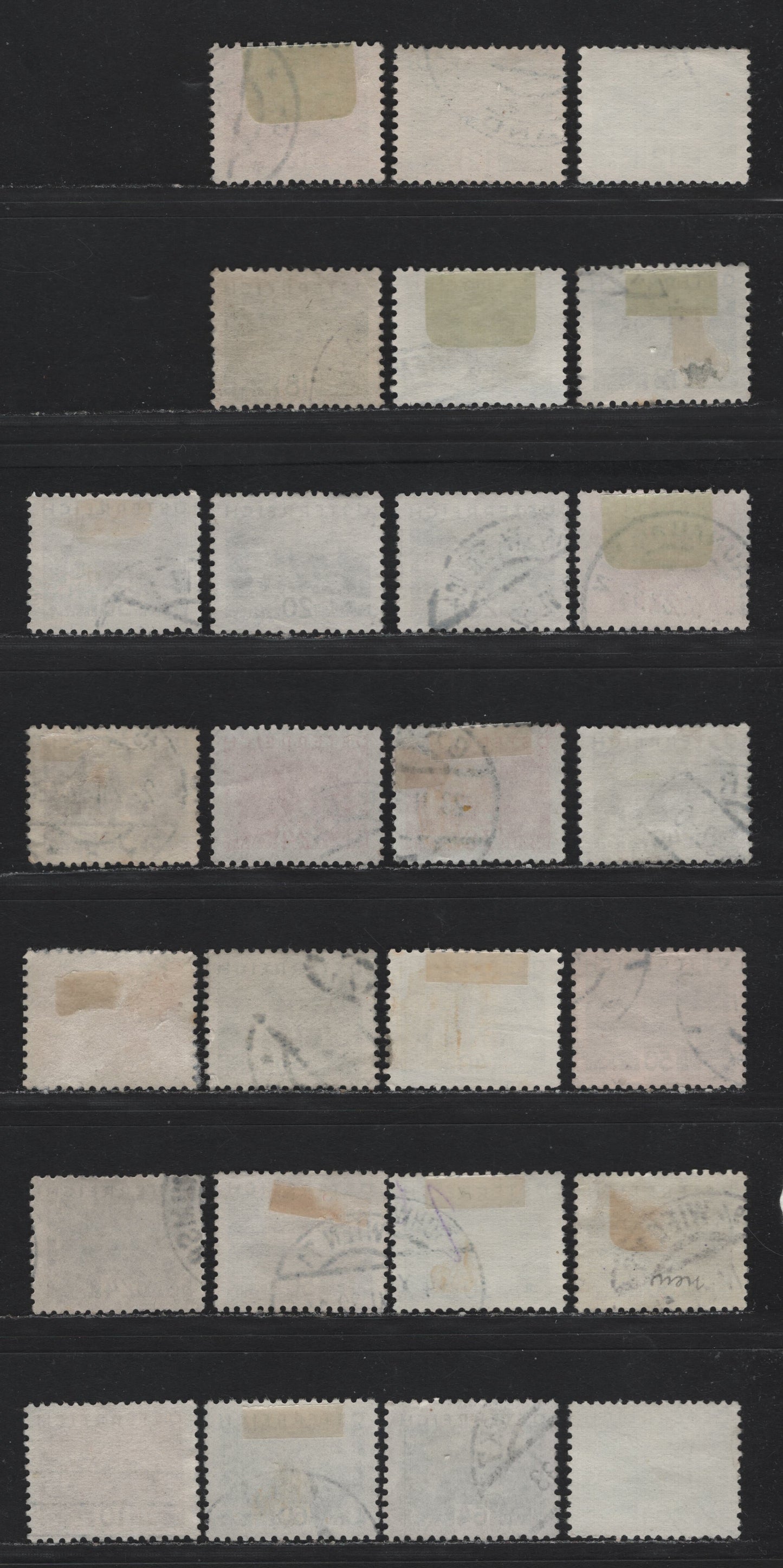 Lot 270 Austria (C) Scott#340-353 10g - 64g Olive Brown - Gray Green , 1932 Small Format Pictorial Issue, 26 Very Fine Used Singles, Shade Varieties Of Several Values