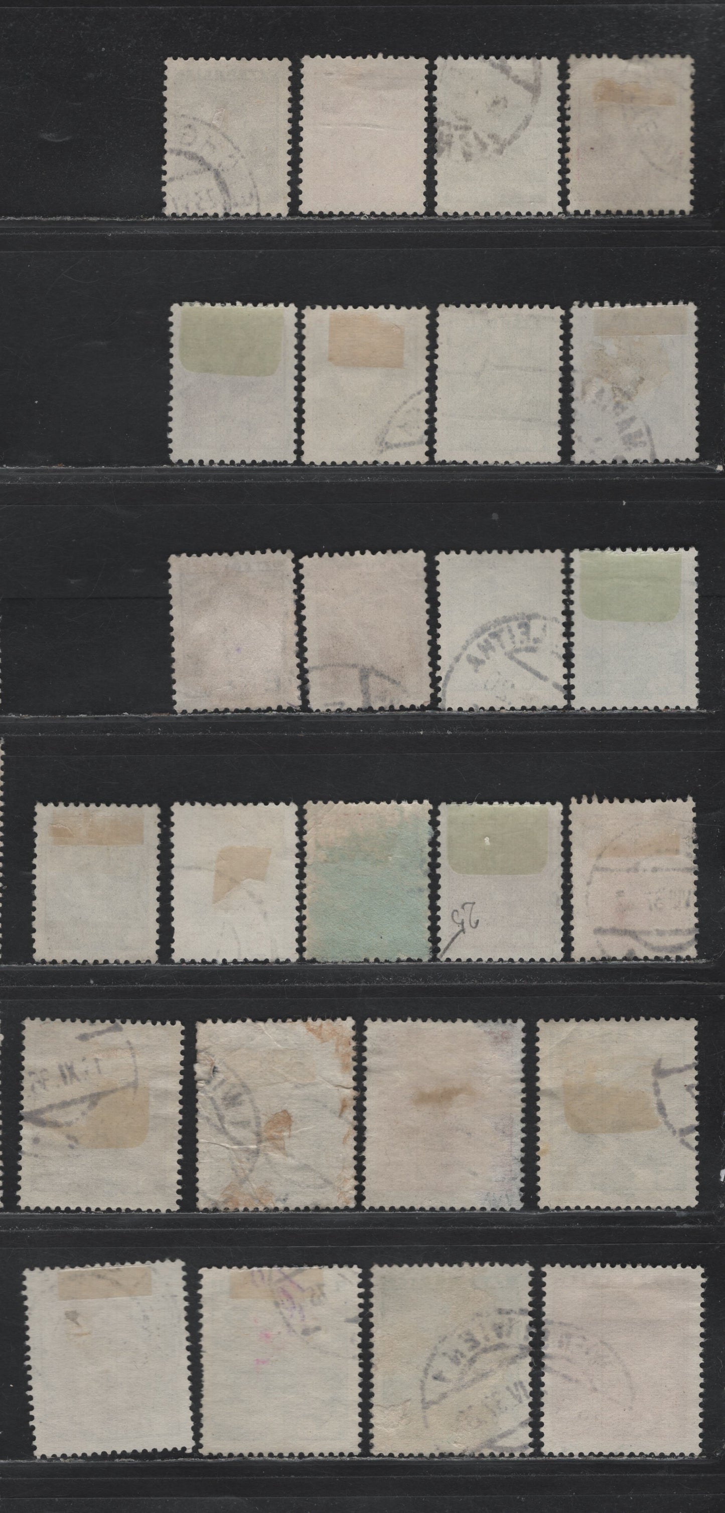 Lot 277 Austria (C) Scott#354-370, 372-373 1g - 2s Deep Violet - Emerald , 1934-1935 Costumes Issue, 25 Fine/Very Fine Used Singles, Shade Variations On 5g, 8g, 24g, 30g, 60g, 1s 7 Redrawn 6g & 2s