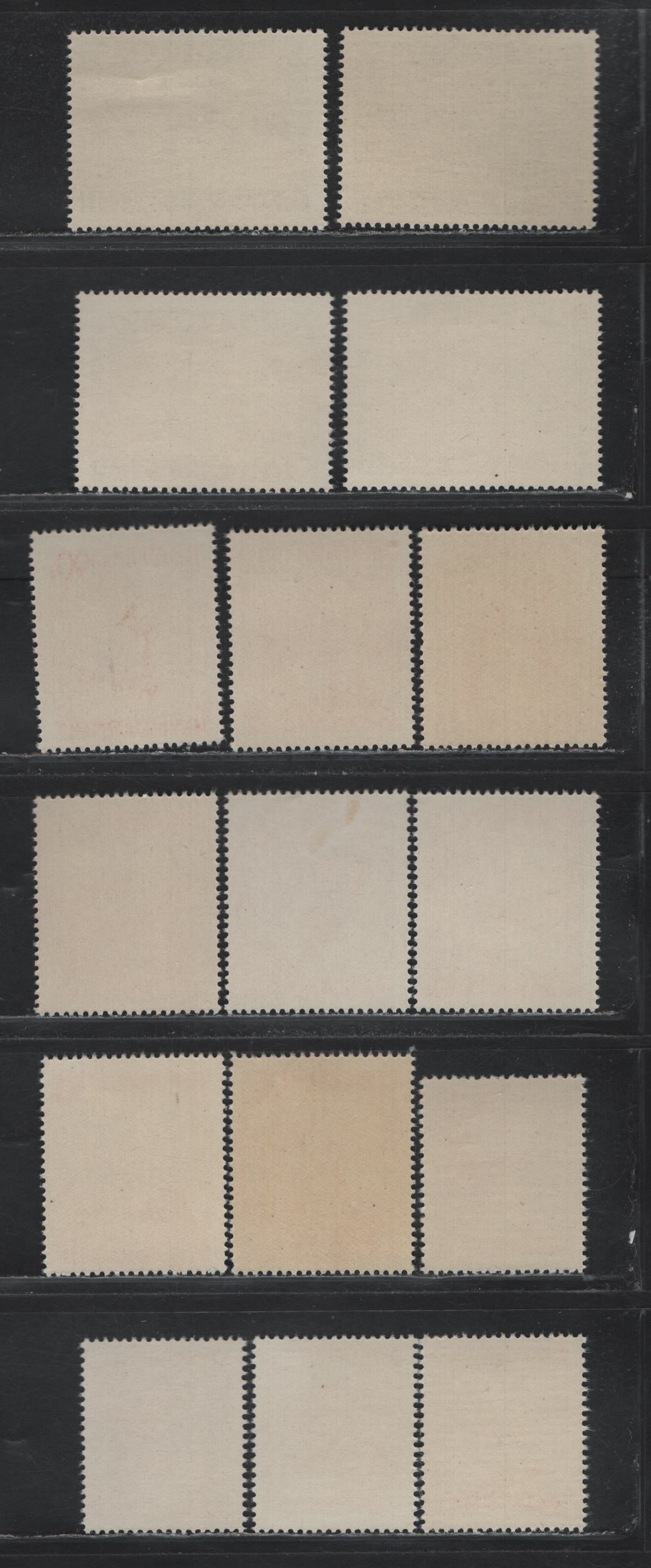 Lot 295 Austria (C) Scott#500-515 3g - 2s Red - Violet , 1947-1948 Scenic Definitve Re-Issues, 16 F/VFNH Singles