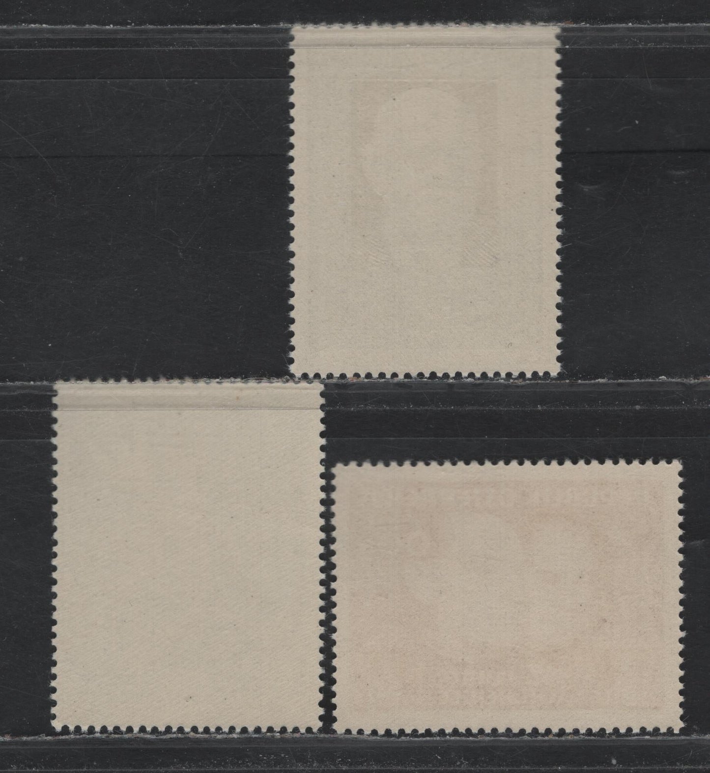 Lot 330 Austria (C)Scott#557-559 1s Deep Blue - Bright Blue , 1948-1949 Renner - Unicef Issues, 3 VFNH Singles