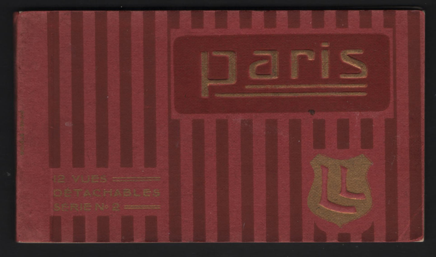 Lot 313 France (C) Scott# , 1920 Art Deco Issue, A Very Fine Mint Booklet Of Postcards, Containing 12 Real Photo Postcards Of Paris