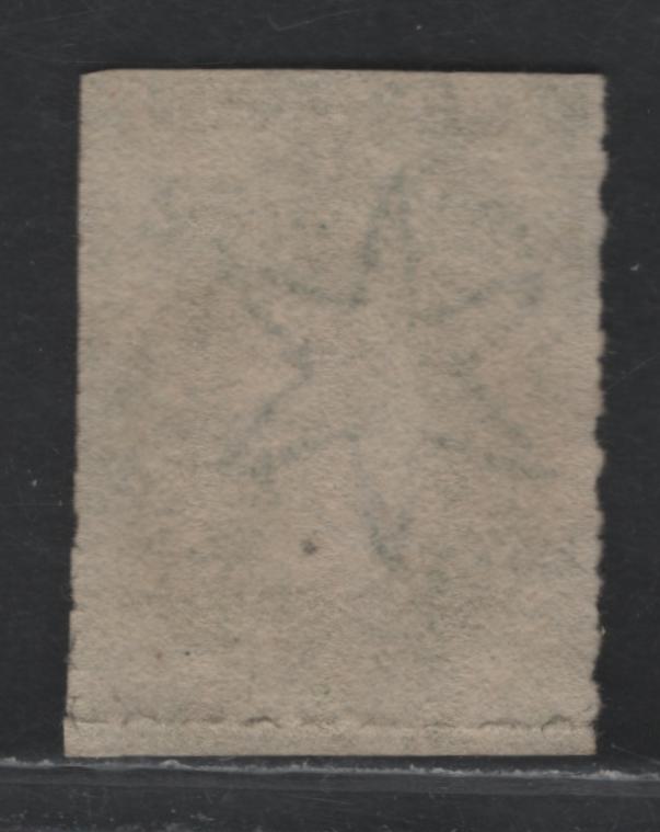 Lot 330 Australia - South Australia SG#13 1d YellowGreen , 1858-1859 Rouletted Courbould Heads Issue, A Very Good Unused Single, Large Star Wmk, First Rouletted Issue, Roulettes Visible on 3 Sides, But Trimmed At Top As Is Normal For This Issue.