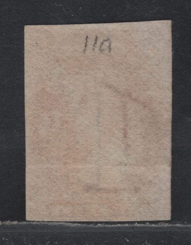 Lot 334 Australia - Tasmania SG#26 1d Pale Red Brown , 1857-1867 Chalon Head Issue, A Fine Unused Single, Double Lines 1 Wmk, Light Horizontal Crease Near Bottom, 1/3 of Stamp Full To Clear Margins On 3 Sides.