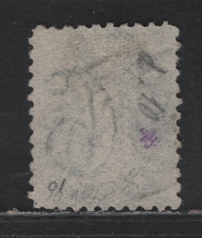 Lot 336 Australia - Tasmania SG#65 6d Dull Cobalt , 1863-1871 Chalon Head Issue, A Very Fine Used Single, Perf 10, Double Lined Numeral Wmk
