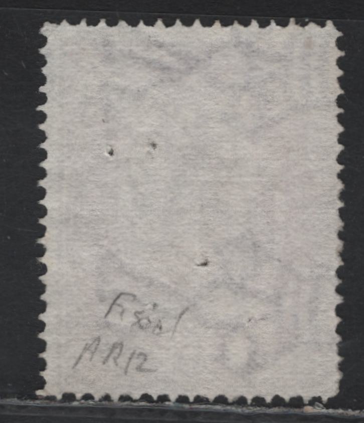 Lot 347 Australia - Victoria SG#241 15s Mauve , 1884-1896 Stamp Duty Issue, A Very Good Used Single, Wmk 2 (V over Pointy Crown Sideways), Perf 13, Fiscal Cancel & two Staple or Pinholes.