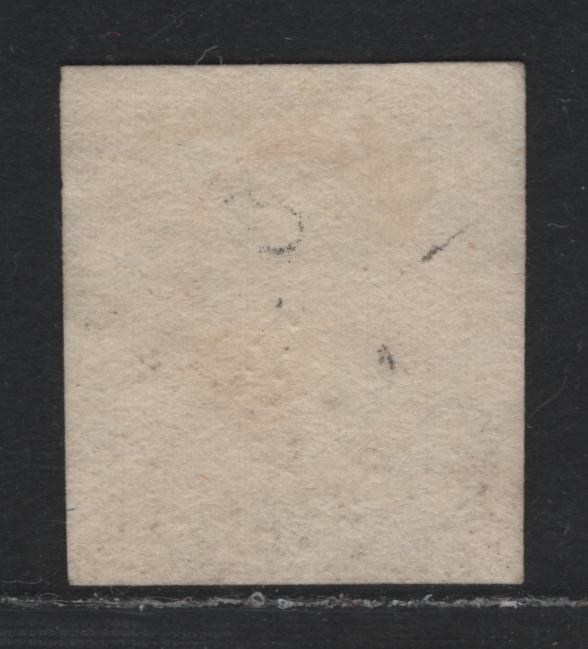 Lot 302 Netherlands SC#3 15c Orange Yellow , 1852 King William III Sideface Issue, A Very Fine Used Single, 2 Full & 2 Close Margins, Boxed Frenco Cancel