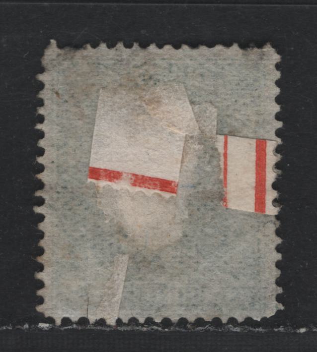 Lot 330 British South Africa Company (C) SG#9 10/- Deep Green , 1892-1895 Arms Issue, A Poor Used Single, Expertly Repaired With Fiscal Cancel, The Repairs Consist of A Patched Missing Piece At Center left & Sealed Scissor Cut
