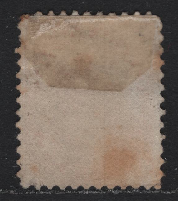 Lot 337 Canada #14 1c Rose , 1859-1864 First Cents Issue, A Very Good Used Single, Cents-C Paper, Perf 11.75, Some Tone Spots.