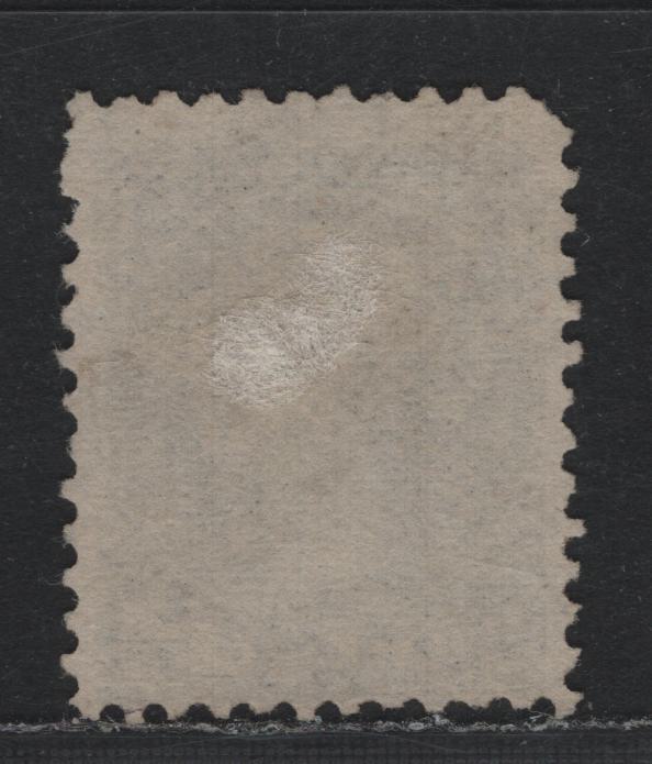 Lot 305 Canada #21a 1/2c Gray Black , 1868-1876 Large Queen Issue, A Very Good Used Single, Soft Wove Paper That Is Silky Soft (MM-M), Perf 11.7x12, Making It a Mid Montreal Printing, Moderate Cancel & Slightly Rounded Corner At UL.