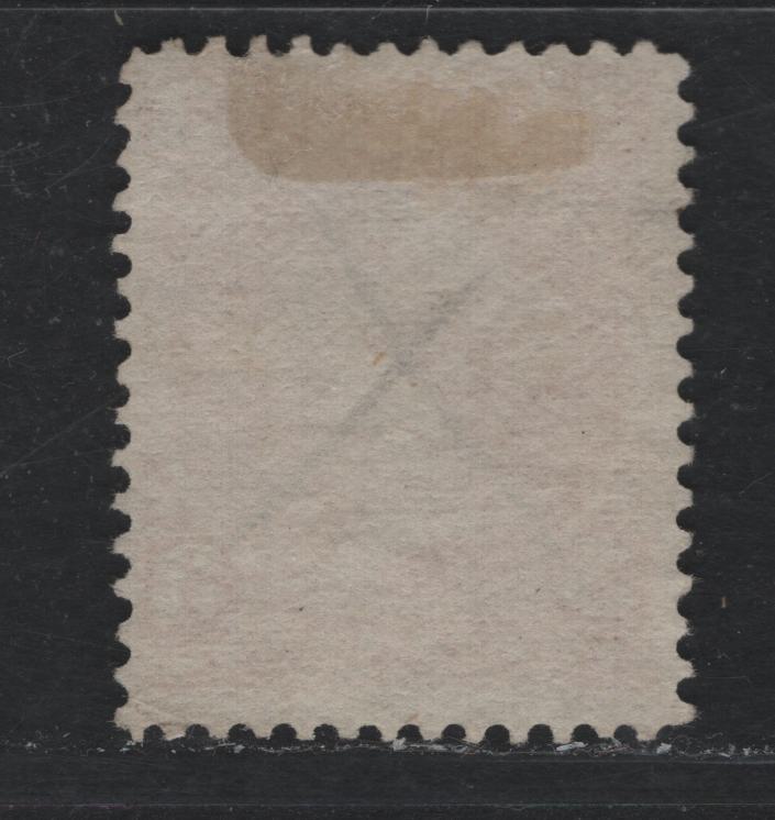 Lot 320 Canada #25 3c Indian Red , 1868-1876 Large Queen Issue, A Fine Used Single, FO-D Paper, Perf 11.9x12