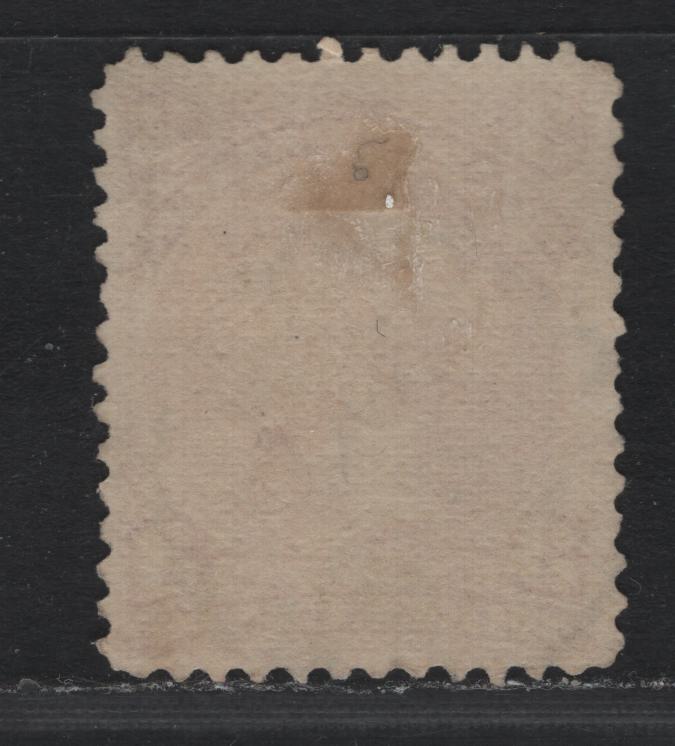 Lot 323 Canada #25 3c Bright Copper Red , 1868-1876 Large Queen Issue, A Very Fine Used Single, Variation Of Duckworth Paper 4 (FO-FK), May 7 1868 Toronto Cancel, A Alittle More Than A Month After Issue.