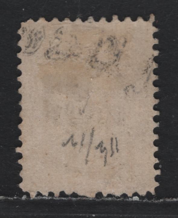 Lot 342 Canada #40e 10c Pale Milky Rose Lilac , 1870-1893 Small Queen Issue, A Fine Used Single, Mid Montreal Printing, Perf 11.6x12, Thick, Opaque Vertical Wove Paper (MM-T).