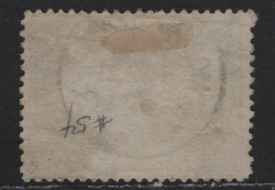 Lot 324 Canada #54 5c Dark Blue , 1897 Diamond Jubilee Issue, A Very Fine Used Single, ABN-U Paper, Perf 12, Well Centered Used Example With SON July 2 1897 Morris St. Halifax CDS Cancel.