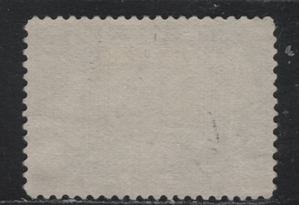 Lot 326 Canada #54 5c Deep Bright Blue , 1897 Diamond Jubilee Issue, A Fine Used Single, ABN-V Paper, Perf 12, CDS & Smudgy Roller Cancel Consisting Of Two Broad Bars. Well Centered.