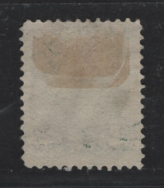 Lot 394 Canada #36i 2c Green , 1870-1893 Small Queen Issue, A Fine Used Single, 2nd Ottawa Printing, Opaque Horiz Wove Paper, Highly Porous Wire & Felt Sides, Geometric Cork Cancel.