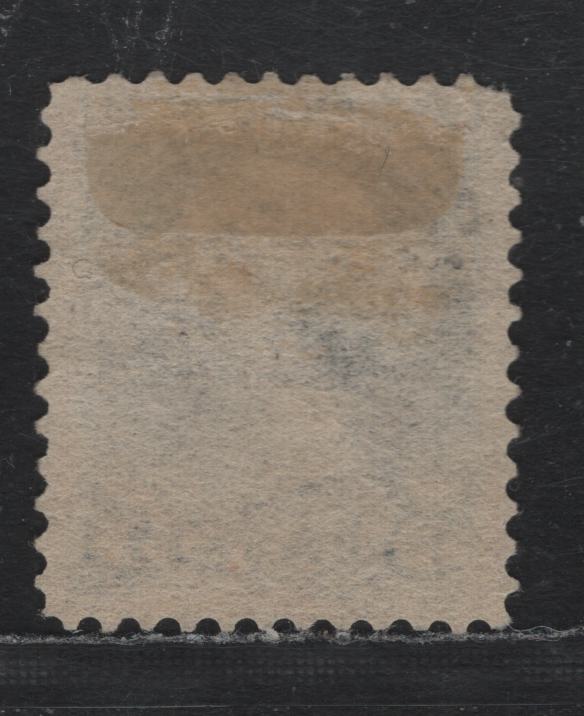 Lot 415 Canada #42 5c Deep Gray , 1888-1897 Small Queen Issue, A Good Unused Single, 2nd Ottawa Printing, Perf 12.1x12.2, Newsprint Paper, Unchecked As To Specific Type, Light Diagonal Crease & Small Hinge Thin.