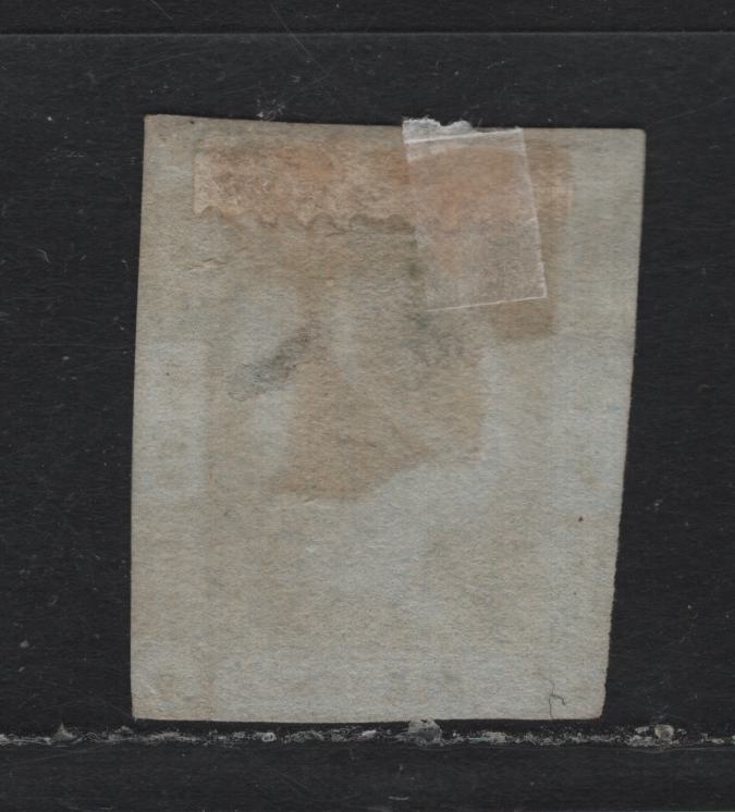Lot 306 Australia - NSW SG#66 2d Green , 1852 Laureate Issue, An Ungraded Used Single, Medium Bluish Wove Paper, Presentable, With Little to No Margins And A Patched Thin, Acceptable Space Filler.