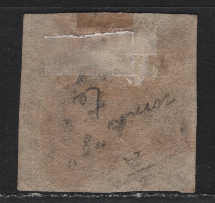 Lot 311 Australia - NSW SG#93a 6d Fawn , 1854-1859 Imperf Diadem Issue, A Fine Used Single, Wmk 8 In Error Instead Of 6, 4 Margins, Close At Right & Bottom, SON NSW Cancel, Shallow Hinge Thin At Top.