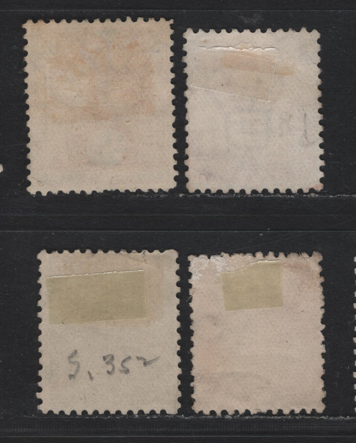 Lot 365 Australia - NSW SG#352, 354-355, 358 9d - 6d Yellow Brown & Ultramarine - Orange Buff , 1907-1912 Centenary & Arms Definitives, 5 Fine Used Singles, Last Printings of These Stamps, Crown Over Double Lined A Wmks