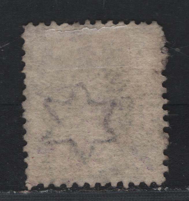 Lot 380 Australia - Queensland SG#79 1/- Mauve , 1868-1874 Chalon Heads Issue, A Fine Used Single, Small Truncated Star Wmk, Perf 12, QL Sunburst Cancel From Central Sorting Desk In Brisbane.