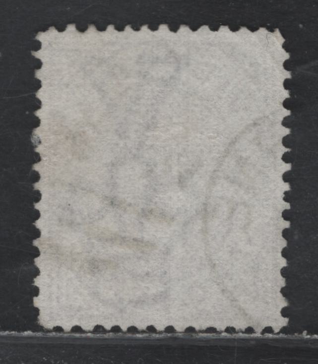 Lot 128d Australia - Victoria SC#135(SG#184 var) 2d Violet Mauve, 1873-1887 Bell Design Issue Wmk V Over Crown (VI), A Very Fine Used Single Die 2,Unlisted Compound Perf 12-12 1/2x12 1/2, With Melbourne Duplex Cancel. An Extradordinary Rarity