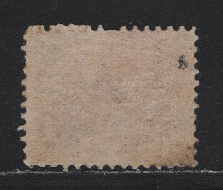 Lot 278 New Brunswick #6 1c Red Lilac, 1860 Cents Issue, A VGOG Single, Perf 11.75x12, Cents-F Paper, Small Gum Soak At Lower Left.