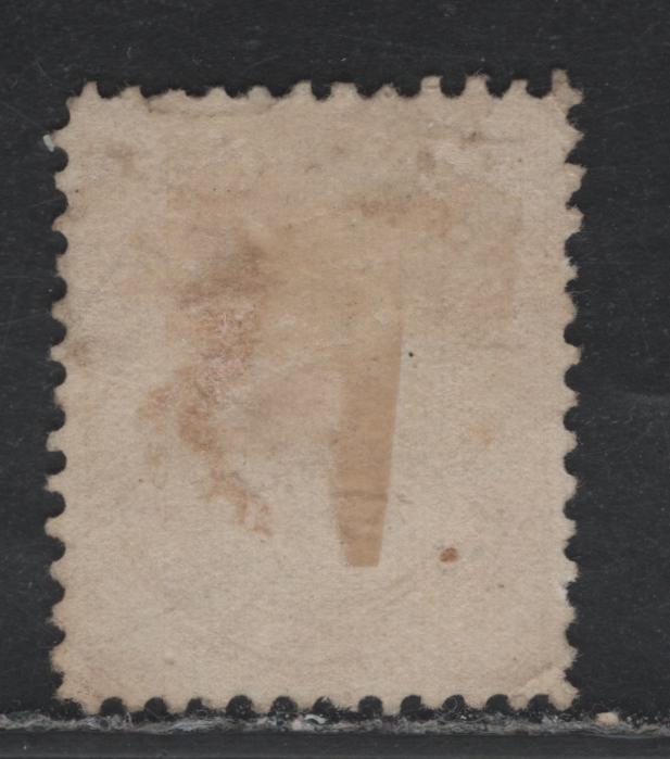 Lot 313 Canada #14ii 1c Rose, 1859-1864 First Cents Issue, A Very Fine Used Single, Cents-XXX (Thick) Paper, Perf 12