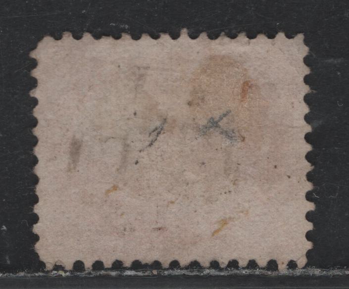 Lot 315 Canada (C) #15 5c Vermillion, 1859-1864 First Cents Issue, A Fine Used Single, Cents-B Paper, Perf 12