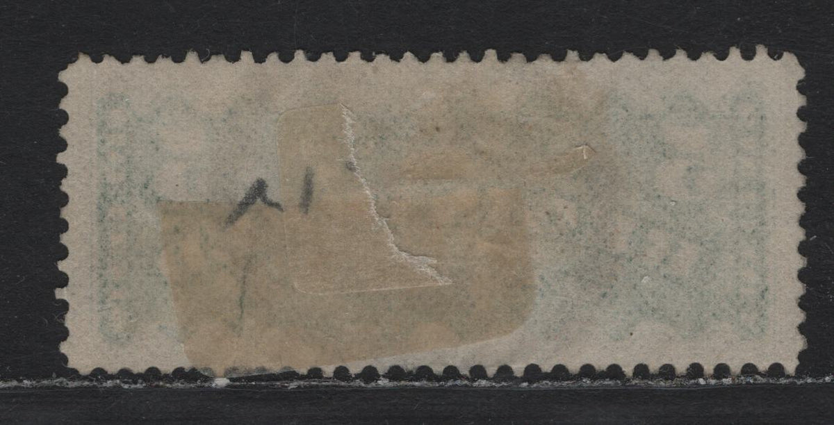 Lot 251 Canada #F2 5c Dark Green, 1875-1896 Registration Issue, A Fine Used Single, 2nd Ottawa Printing, Perf 12, SON 'R' Registry Cancel, Paper MG-H.