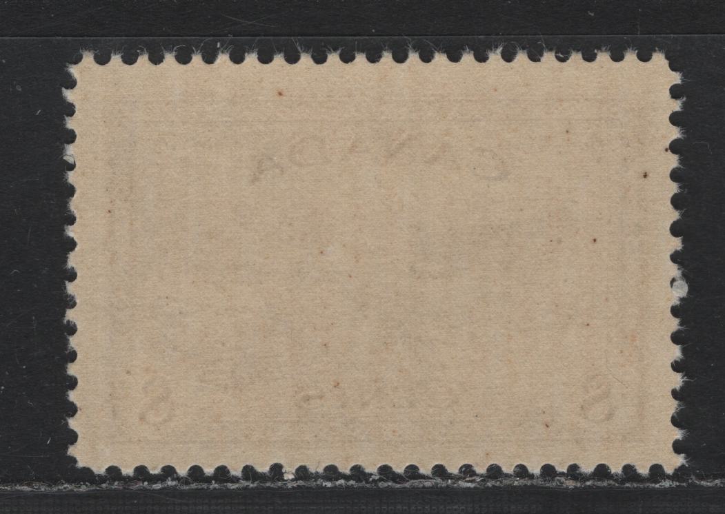 Lot 335 Canada #268 8c Very Reddish Brown , 1946 KGVI Peace Issue, A VFNH Single, CBN-DDDDDDD Paper