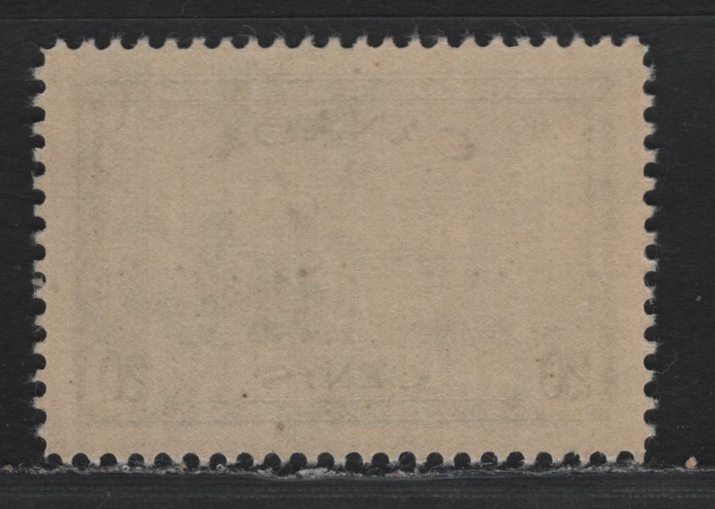 Lot 264 Canada #271 20c Greenish Slate , 1946 KGVI Peace Issue, A VFNH Single, CBN-SSSSS Paper, Perf 11.9